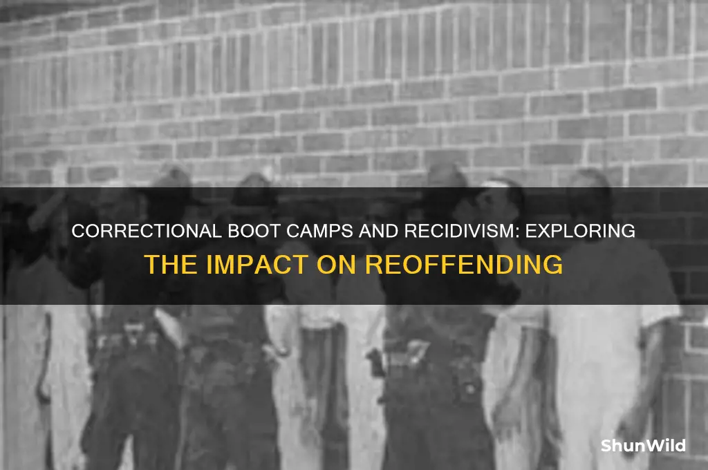 what is the relationship between correctional boot camps and recidivism