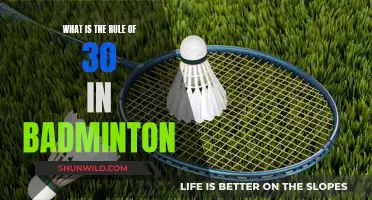 Badminton's Rule of 30: Understanding the Scoring System