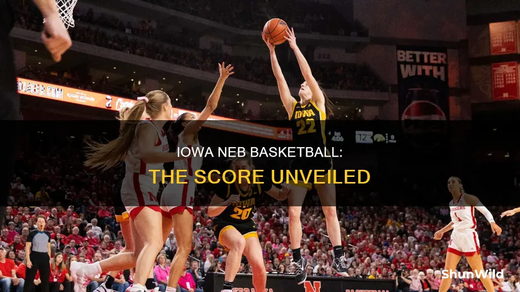 what is the score of the iowa neb basketball