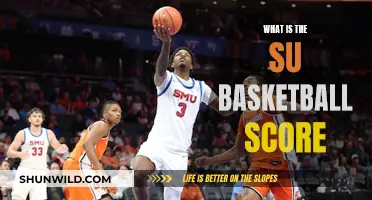 Unveiling the SU Basketball Score: A Comprehensive Analysis