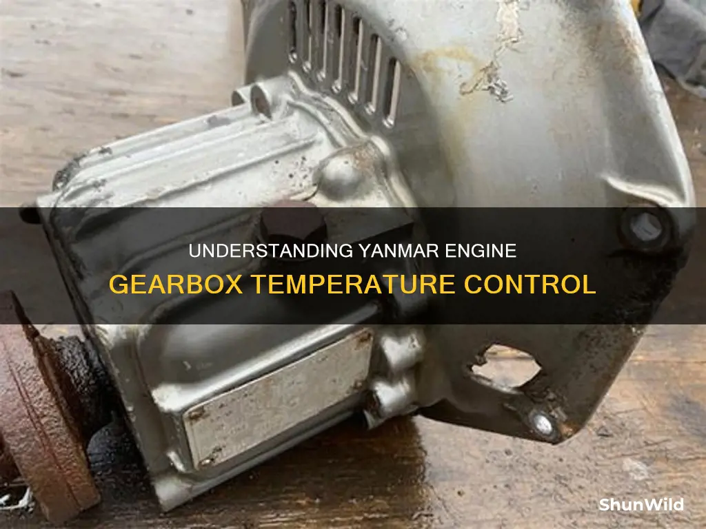 what is the temp on a boat gearbox yanmar engine