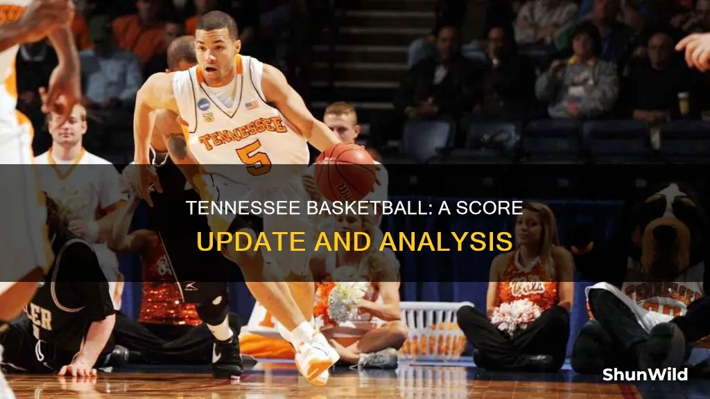 what is the tennessee basketball score