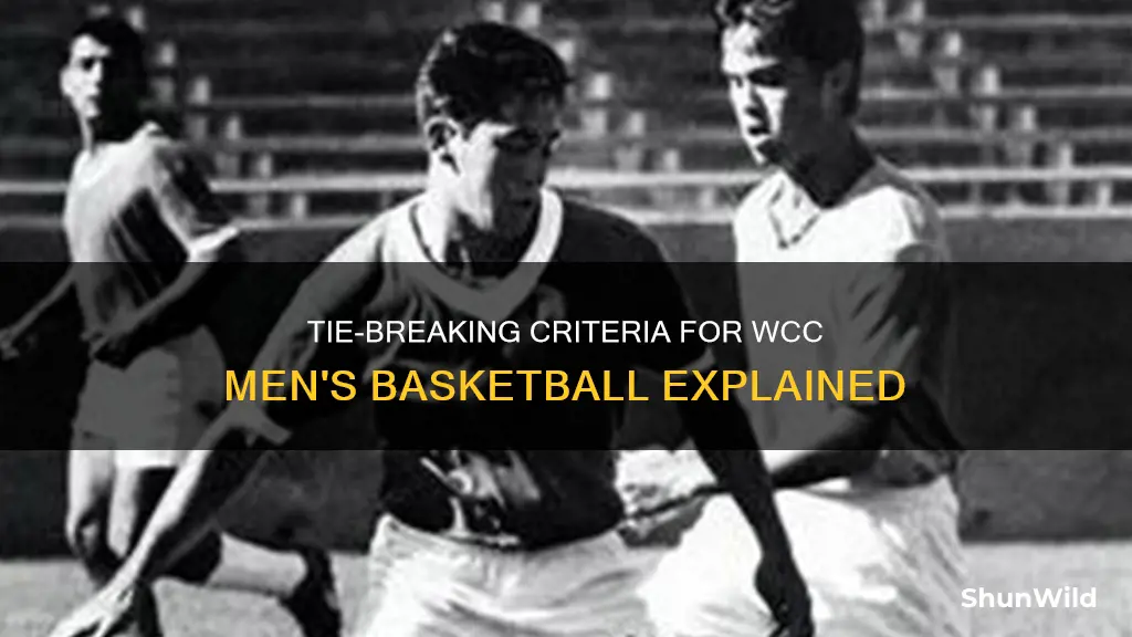 what is the tie breaking criteria for wcc men