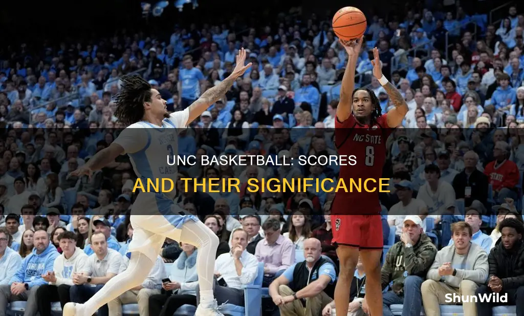 what is the unc basketball score
