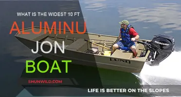 Wide Aluminum Jon Boats: 10 Feet of Fishing Fun