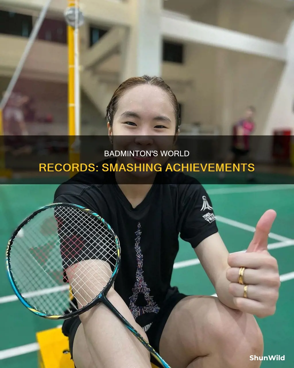 what is the world record for badminton