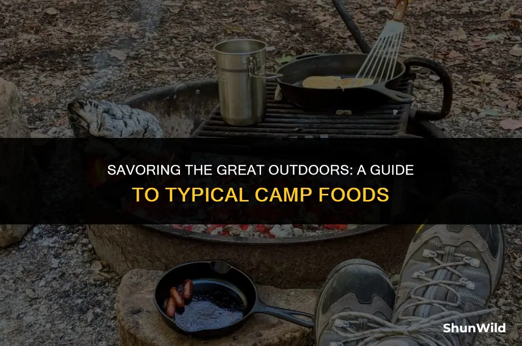 what is typical camp food