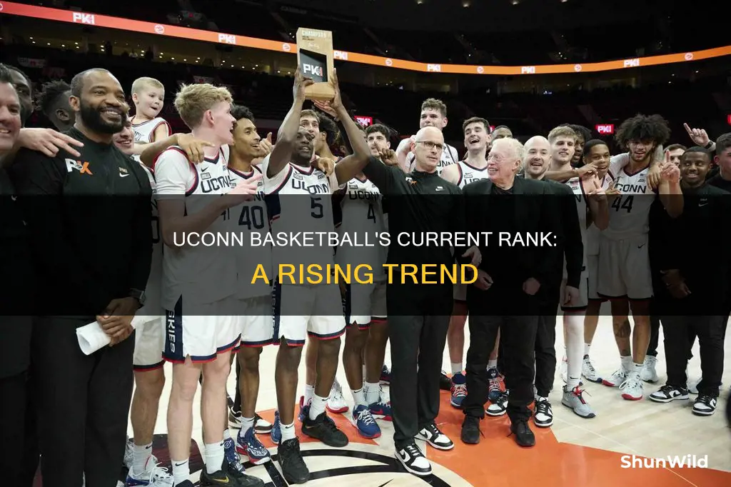 what is uconn basketball ranked