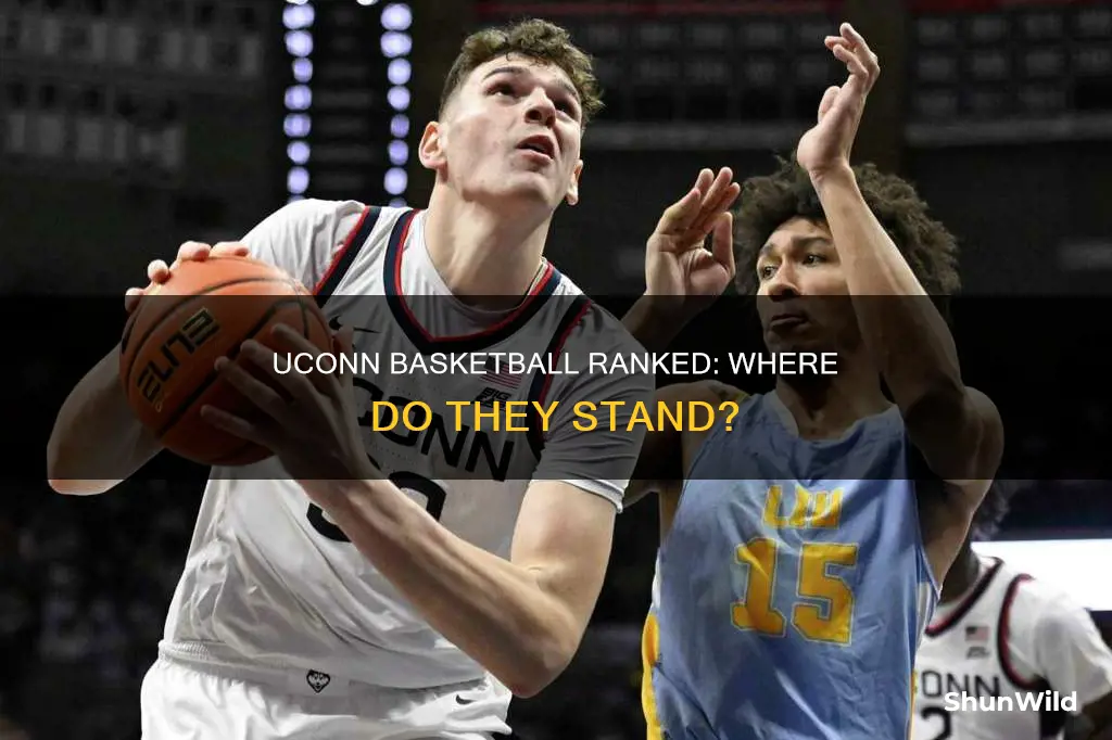 what is uconn basketball ranked