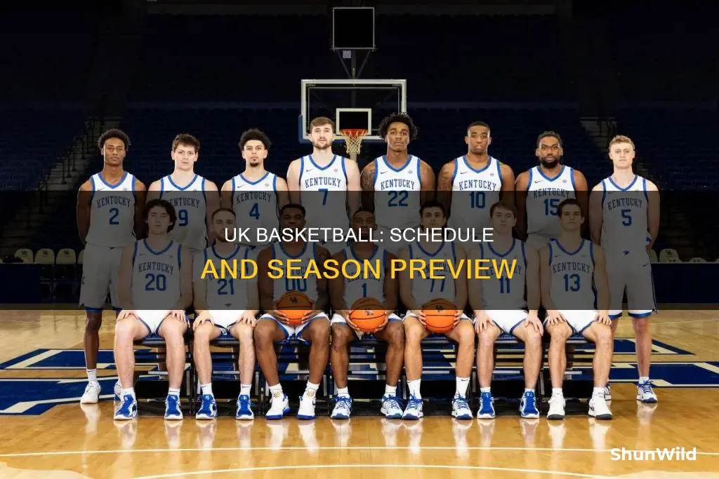 what is uk basketball schedule