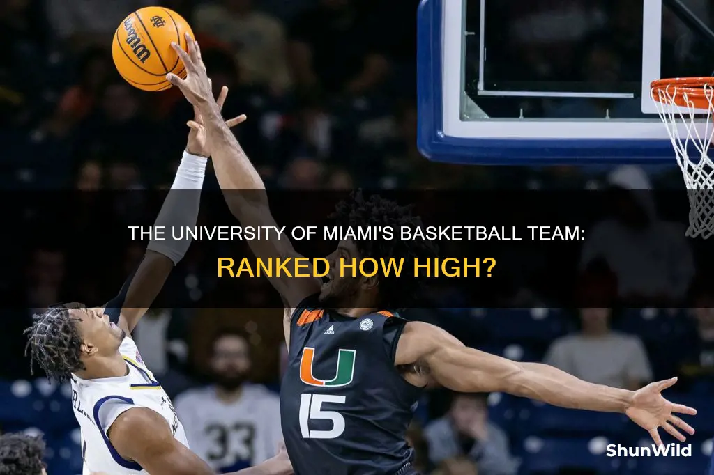 what is university of miami ranked in basketball