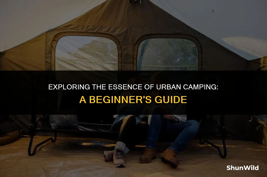 what is urban camping mean