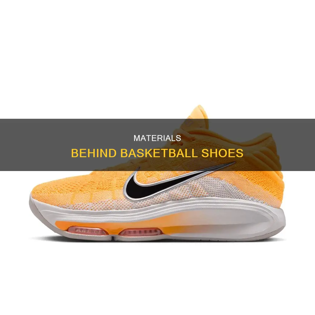 what is used to make basketball shoes