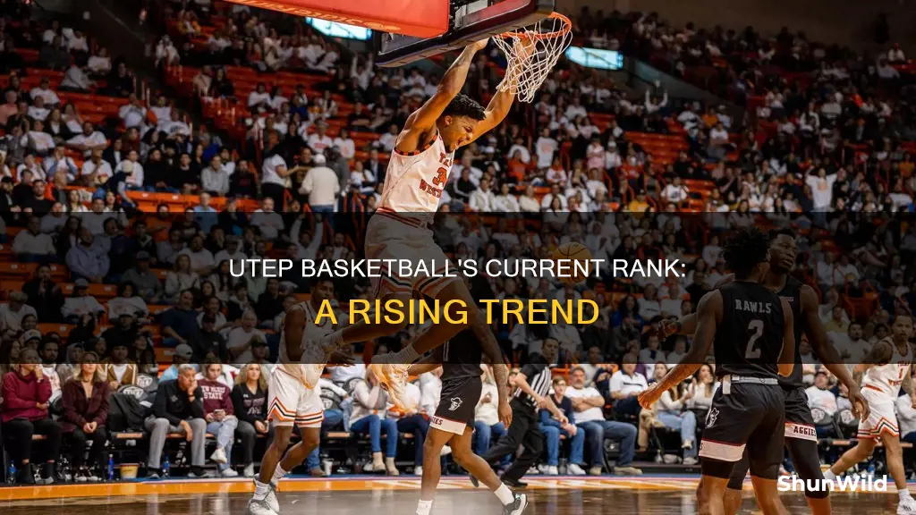 what is utep basketball ranked