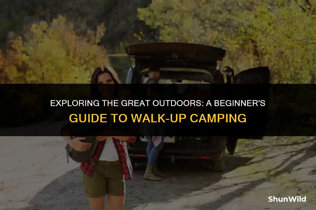 what is walk up camping