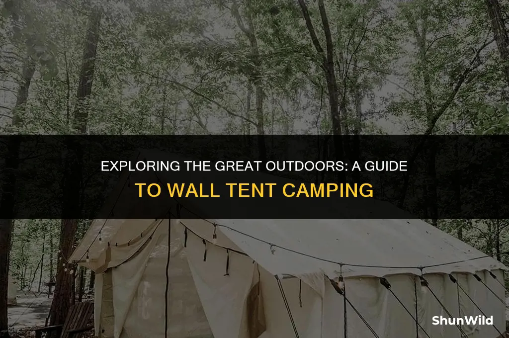 what is wall tent camping