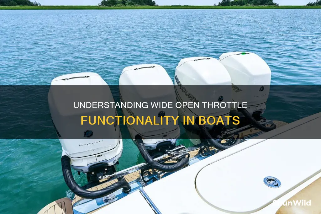 what is wide open throttle on a boat