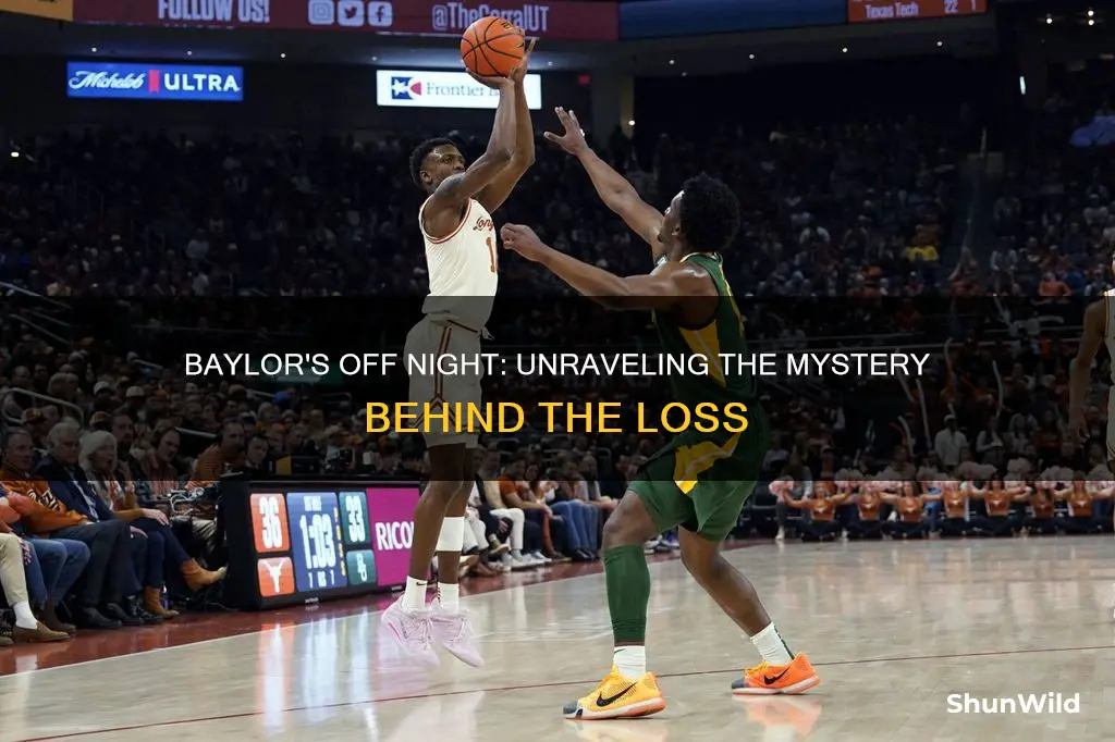 what is wrong with baylor basketball tonight