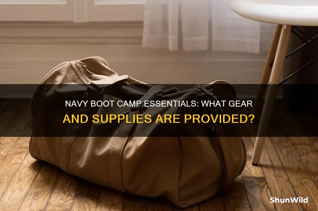 what items does navy boot camp provide