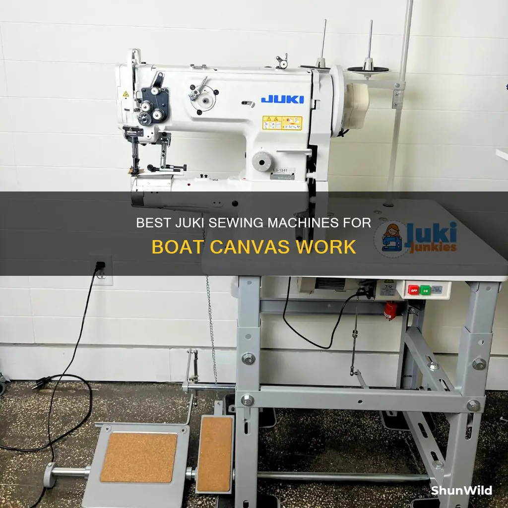 what juki sewing machine is good for boat canvas