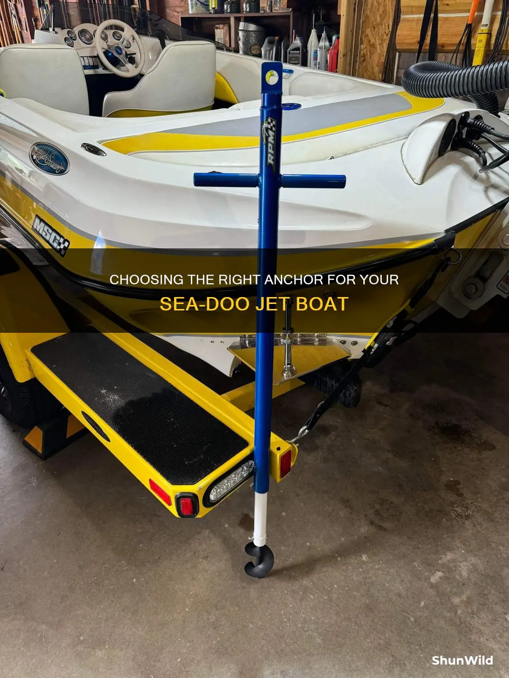 what kind of anchor for sea doo jet boat