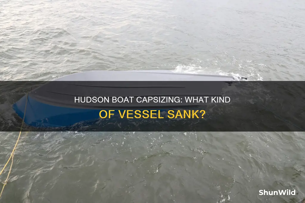 what kind of boat capsized in hudson