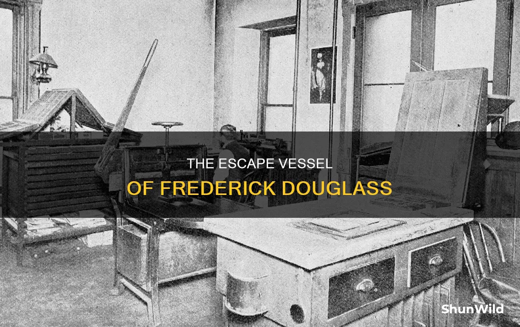 what kind of boat did frederick douglass ride on