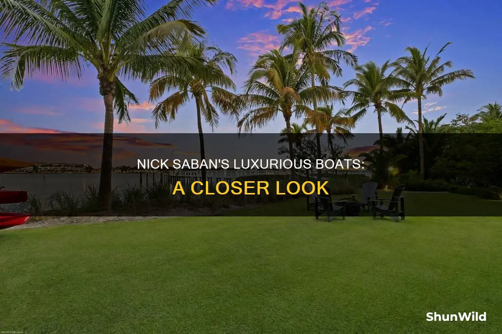 what kind of boat does nick sabam have