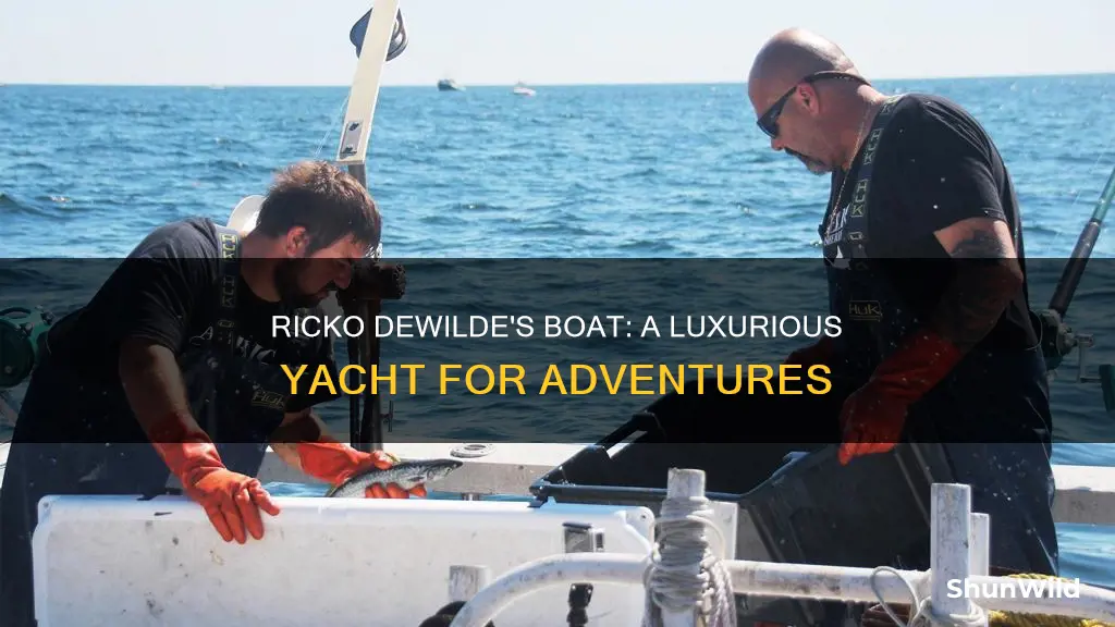 what kind of boat does ricko dewilde have