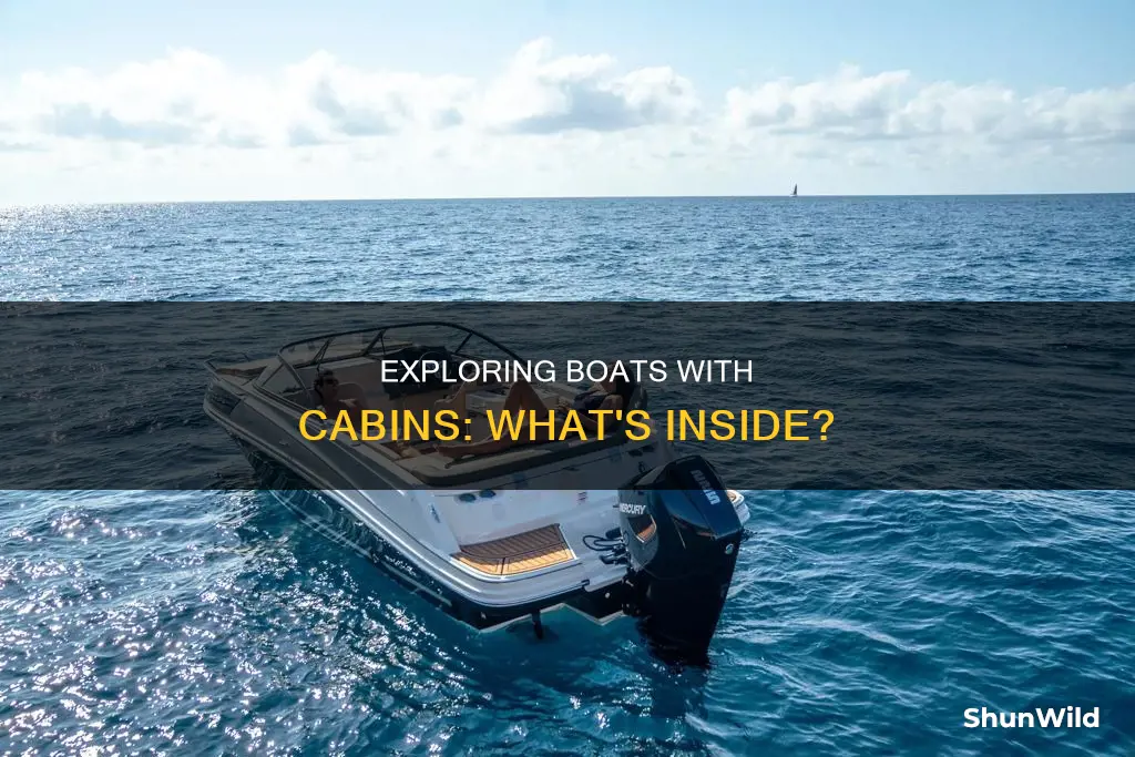 what kind of boat has a cabin inside