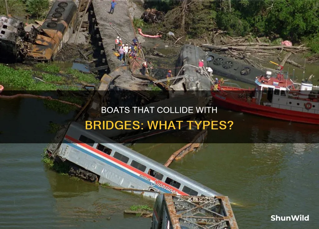 what kind of boat hit the bridge