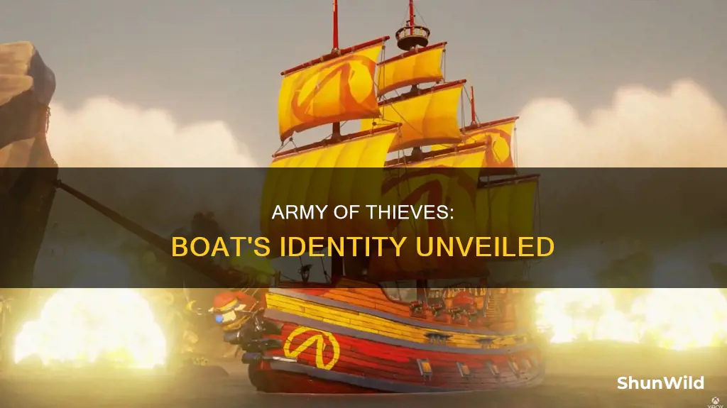 what kind of boat in army of thieves