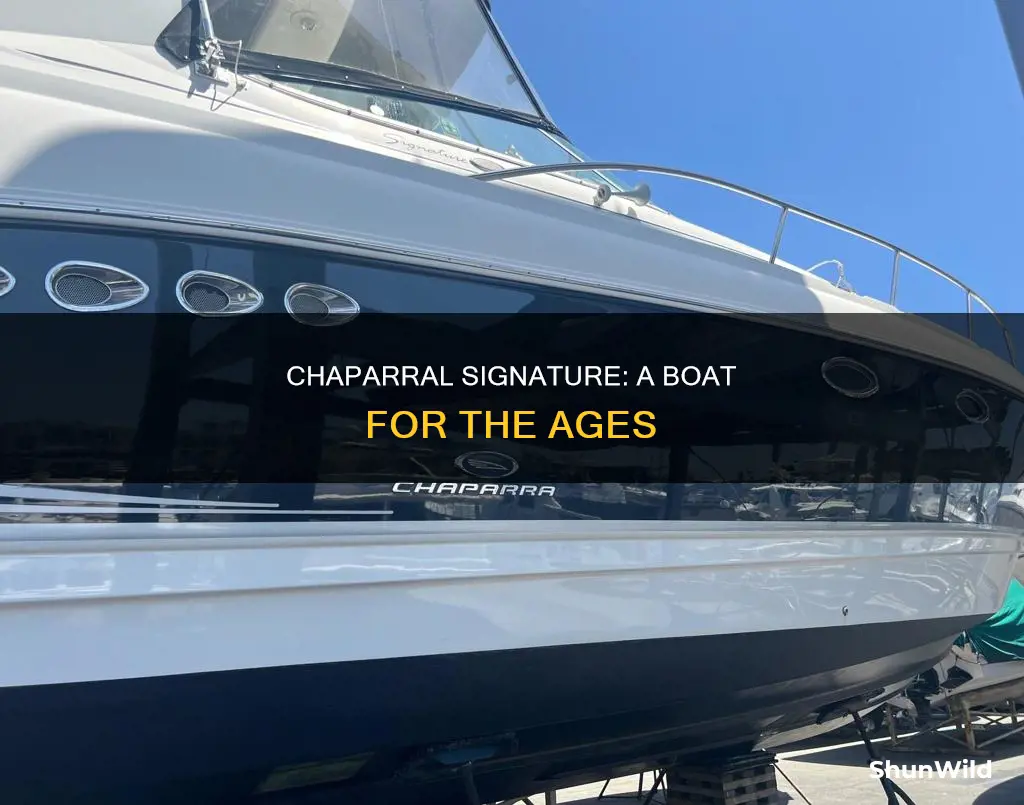 what kind of boat is a chaparral signature