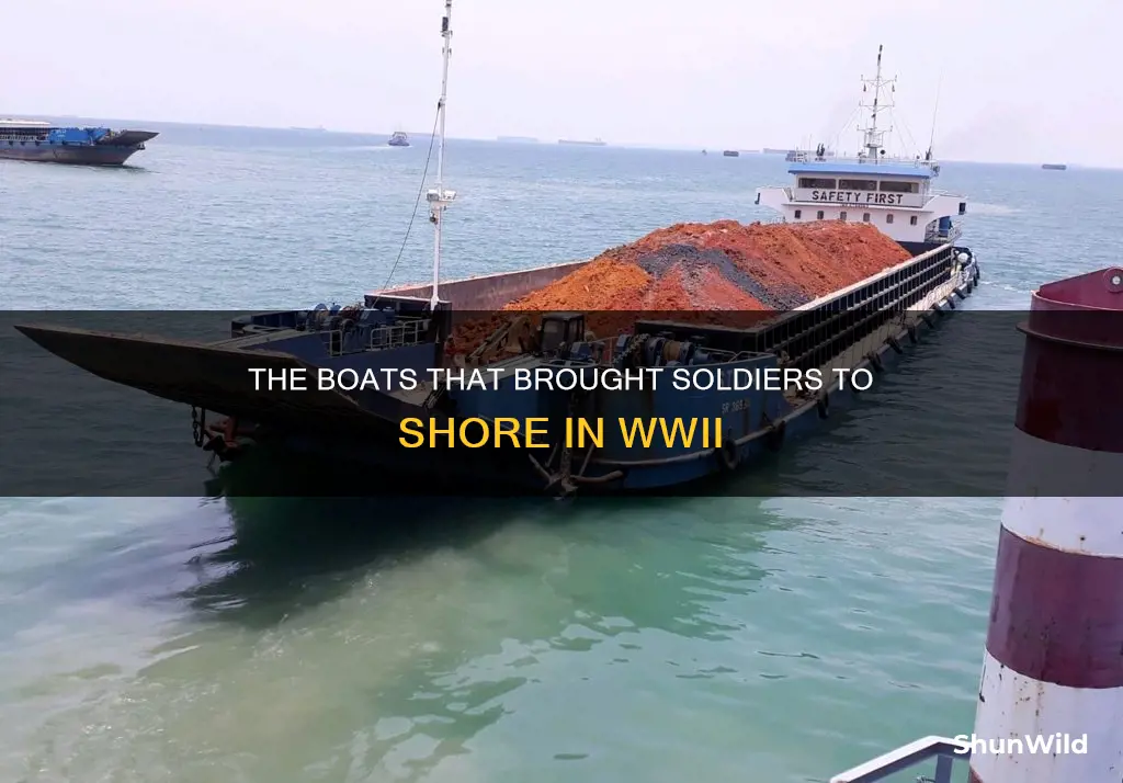 what kind of boat took soliders ashore in ww2