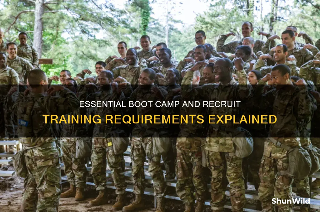 what kind of boot camp and recruit training is required