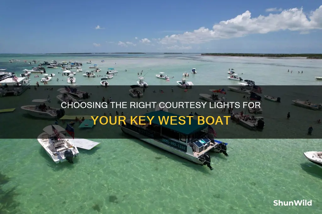 what kind of courtesy lights in a key west boat