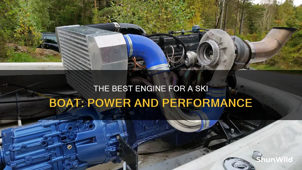 what kind of engine on a ski boat