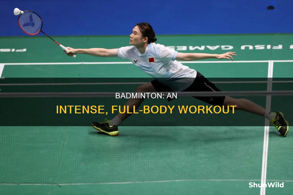 what kind of exercise is badminton