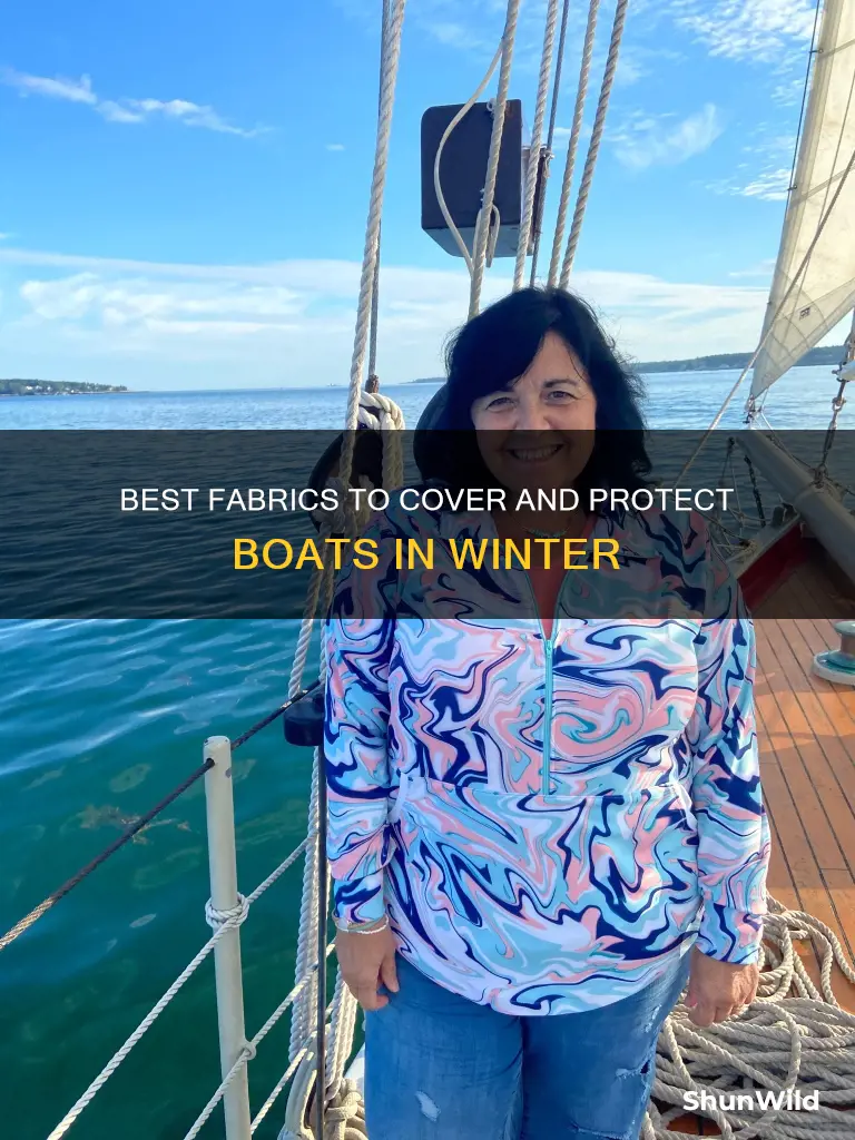 what kind of fabric to cover a boat for winter