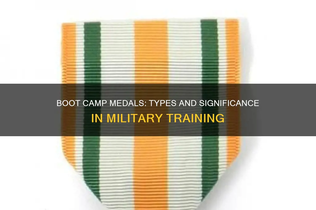 what kind of medal do they use in boot camp