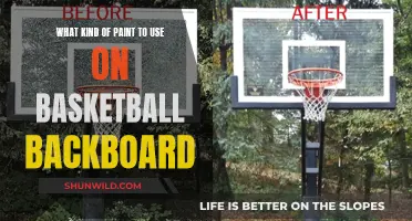 Best Paint for Basketball Backboards: A Guide
