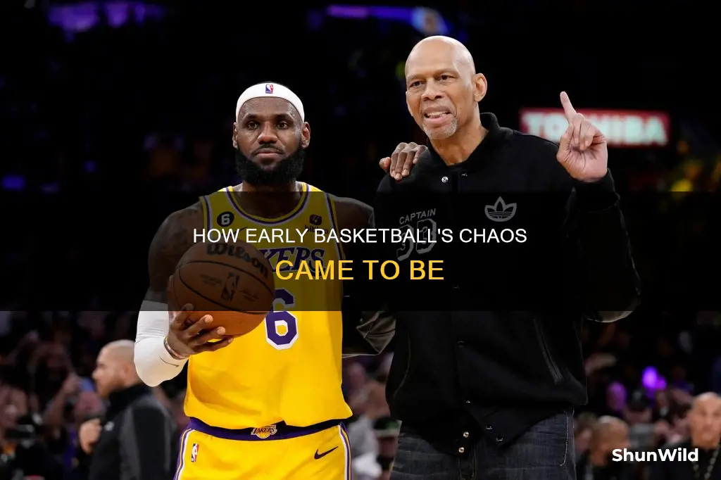 what led to confusion during the early years of basketball