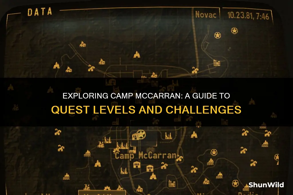 what level camp mccarran quests