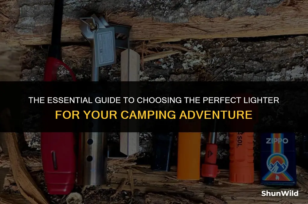 what lighter to bring camping