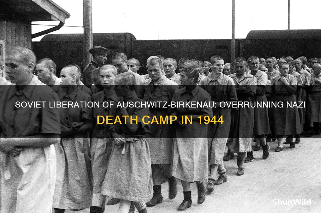 what major concentration camp did the soviets overrun in 1944