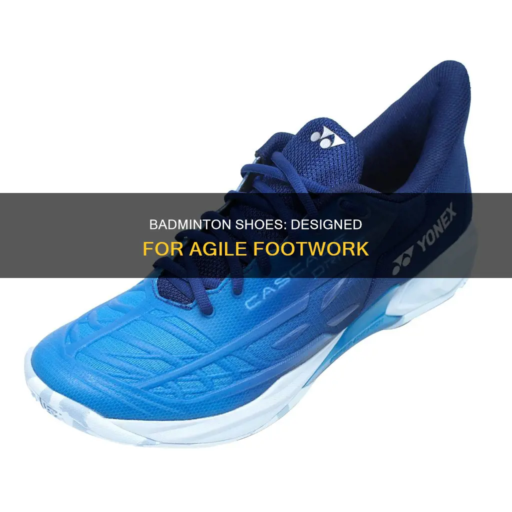 what makes badminton shoes different