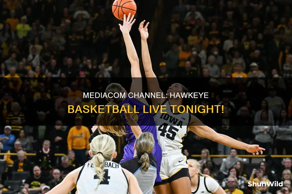 what mediacom channel hawkeye basketball tonight