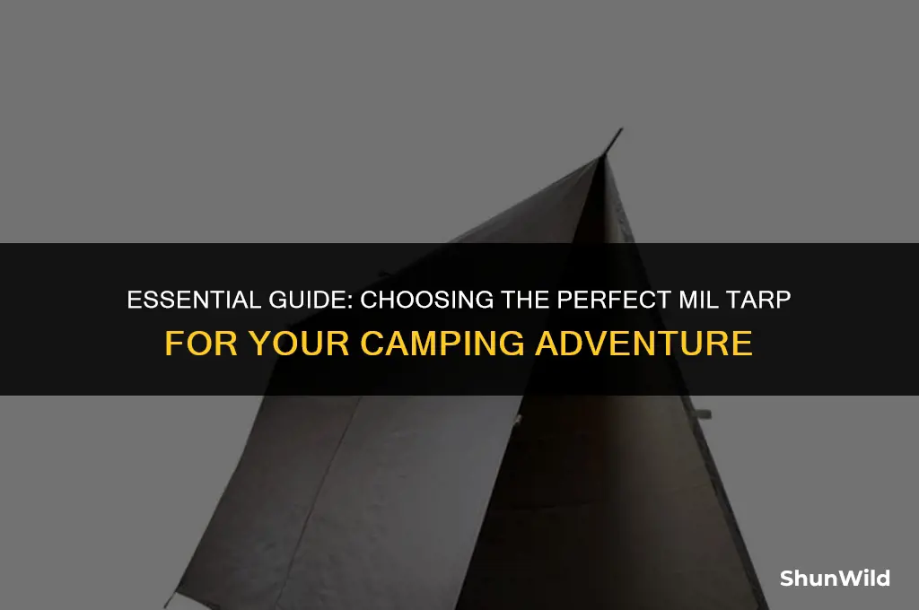 what mil tarp for camping