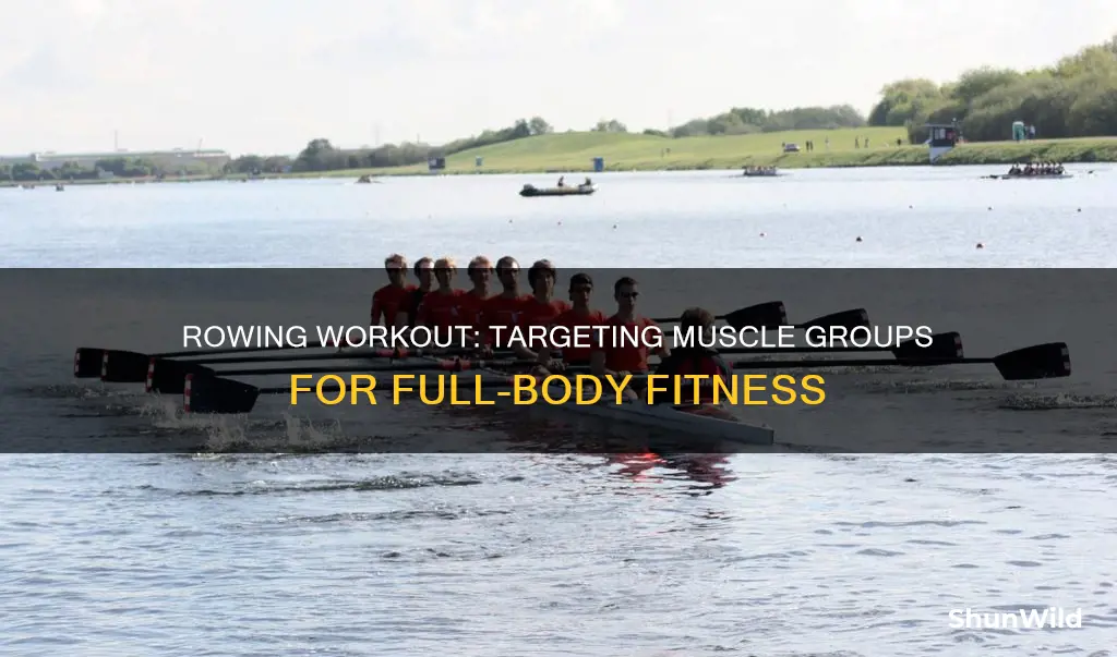 what muscles does rowing a boat work
