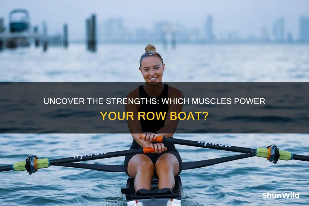 what muscles worked by row boat